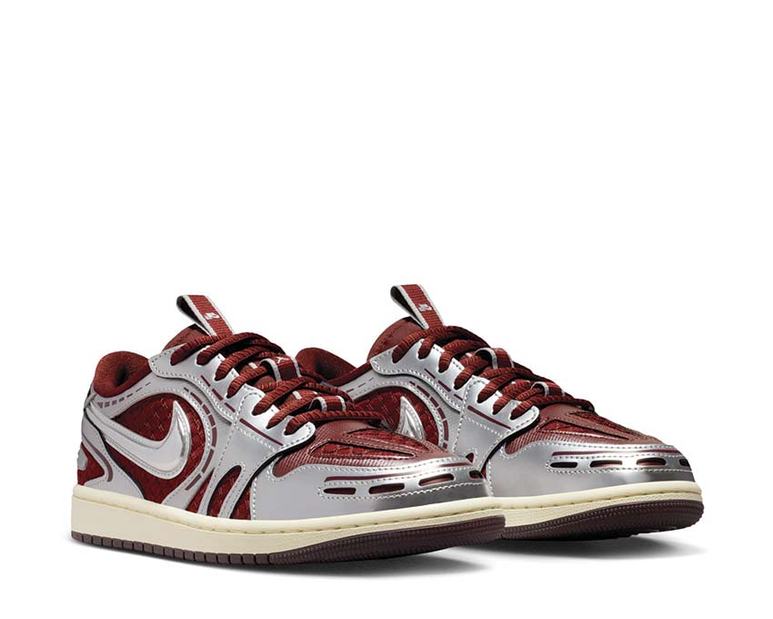Air Jordan 1 Method of Made Low V3 Rouge Équipe semelle — basket basse femme iconic