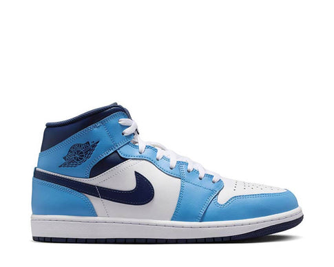 Air Jordan 1 Mid University Blue — baskets homme basketball culture streetwear iconic