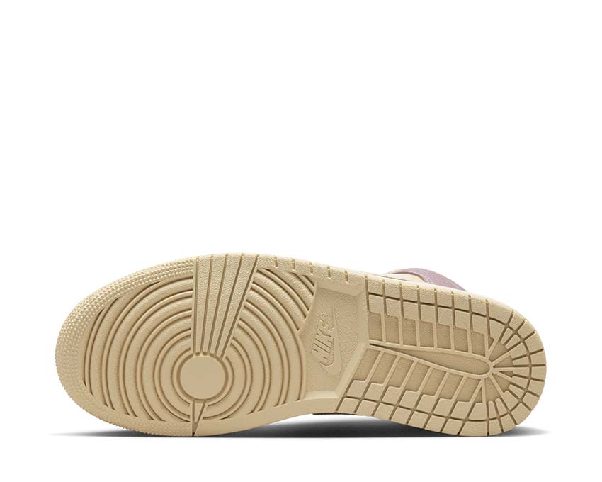 Jordan Air Jordan 1 Mid W Orewood Gold Khaki — vue arrière femme