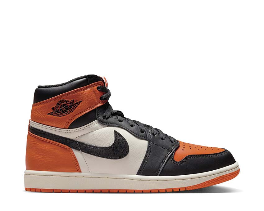 Air Jordan 1 Retro High OG Shattered Backboard — sneakers homme noir orange basketball