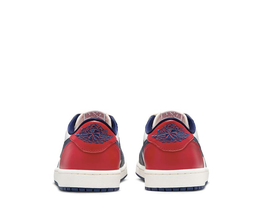 Jordan Air Jordan 1 Low OG Howard University White Red Navy semelle — basse OG