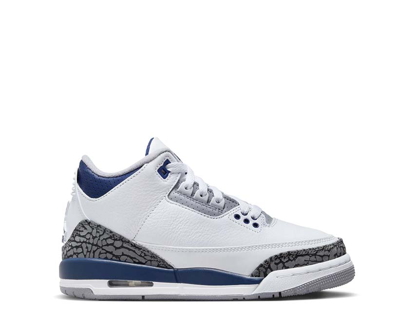 Jordan Air Jordan 3 Retro GS Midnight Navy — sneaker femme rétro chic