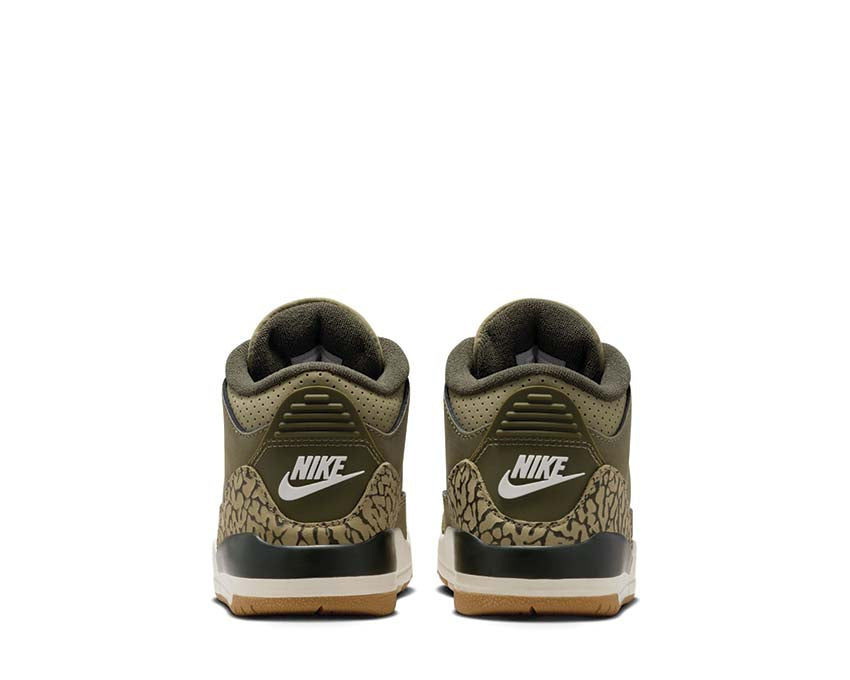 Air Jordan 3 Retro PS Family Affair détail — mesh et elephant print beige PS Jordan 3