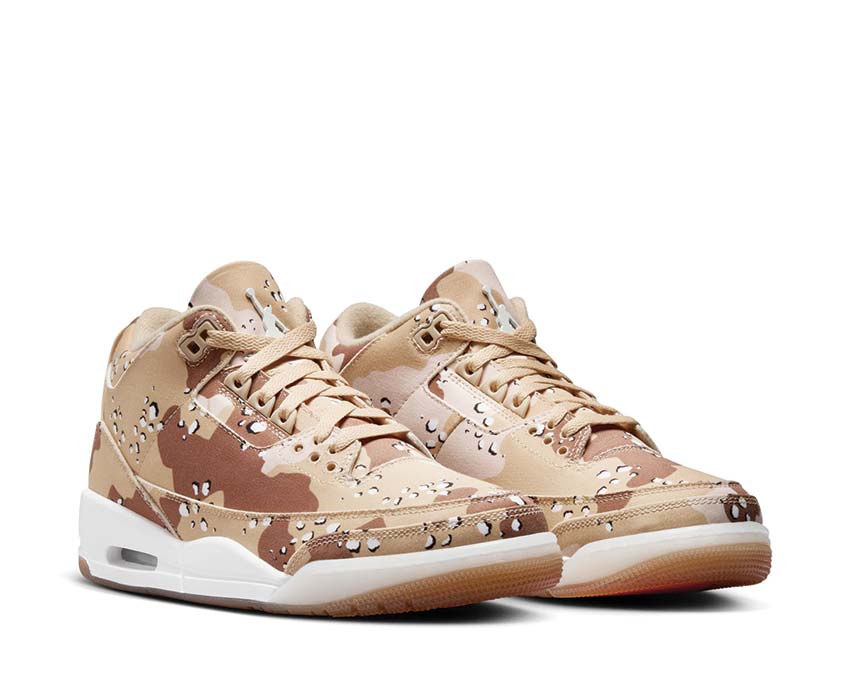 Jordan Air Jordan 3 Retro Desert Camo Driftwood vista lateral — tex camo unisex