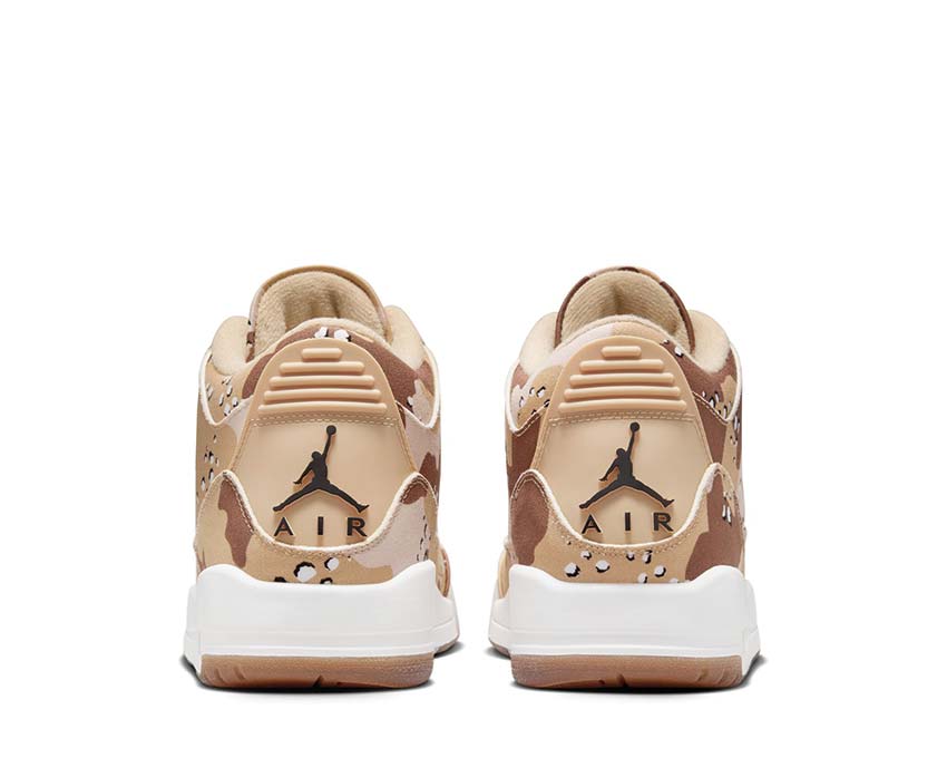 Jordan Air Jordan 3 Retro Desert Camo Driftwood suela — suela Air camo visible
