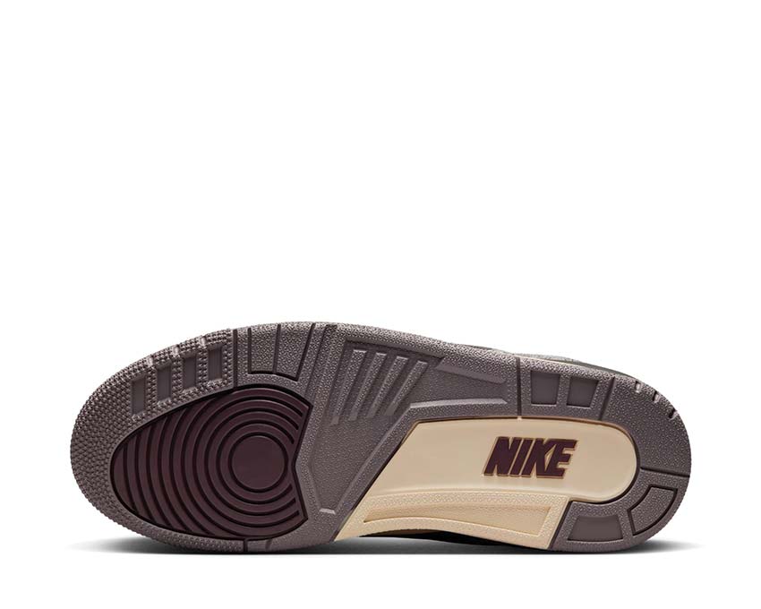 Jordan Air Jordan 3 Retro x A Ma Maniére Black Flat Pewter Violet Ore — vue de dessus