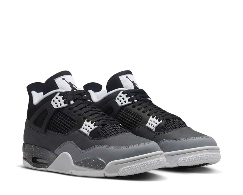 Air Jordan 4 Retro Fear Black White suola — Air visibile Jordan 4 Fear