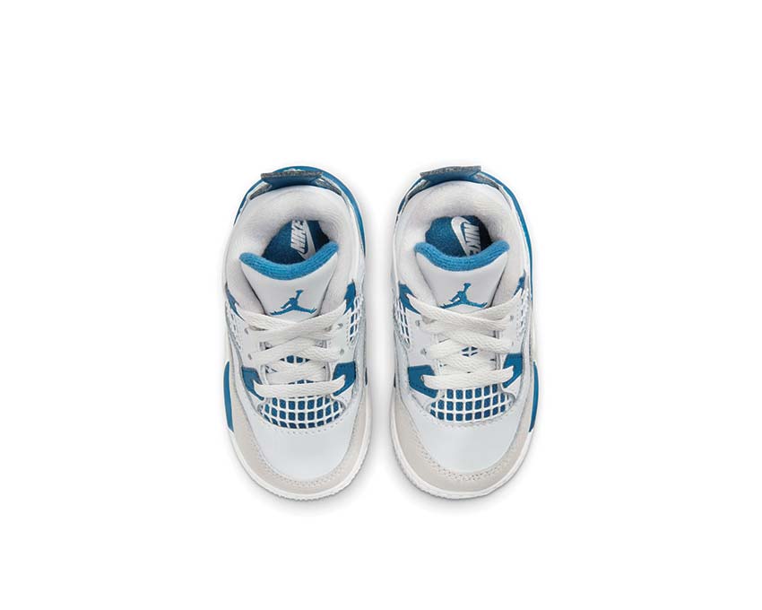 Air Jordan 4 Retro TD Industrial Blue — vista en tres cuartos