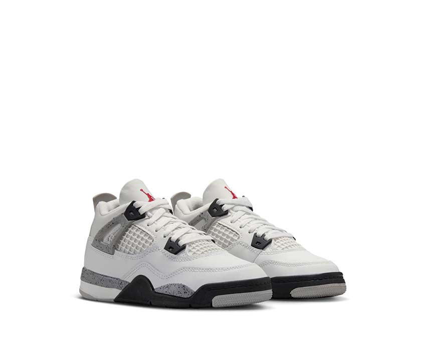 Air Jordan 4 Retro White Cement PS semelle — amorti Air visible blanc PS