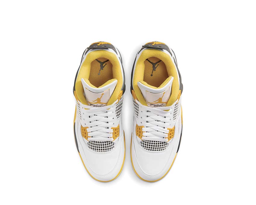 Jordan Air Jordan 4 Retro Vivid Sulfur Detail — Mesh Schaft Sulfur Jordan 4