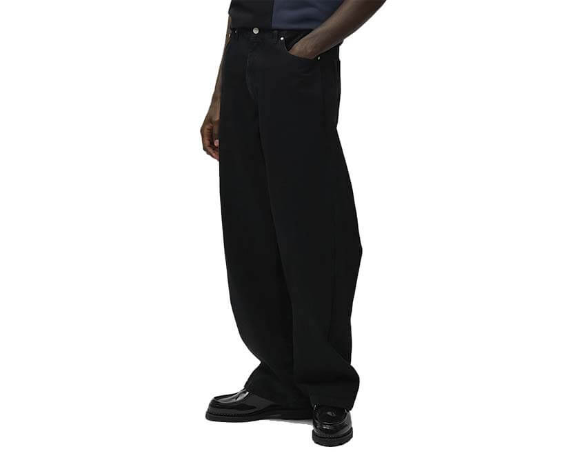 Arte Circle Logo Pocket Pants Seitenansicht — Herren-Hose gerades Bein Logo