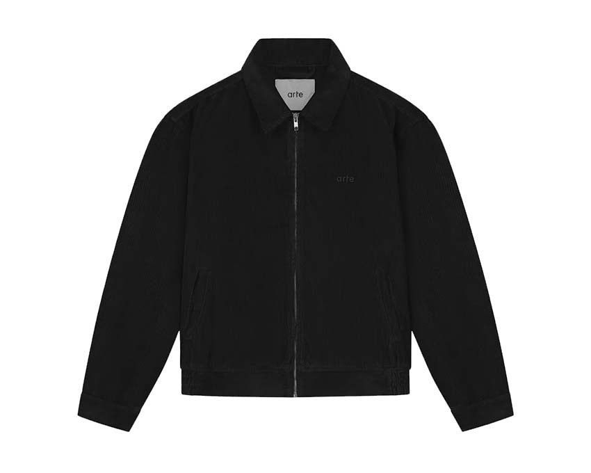 Arte Corduroy Jacket Black — veste homme velours côtelé noir