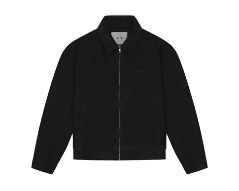 Arte Corduroy Jacket Black — veste homme velours côtelé noir