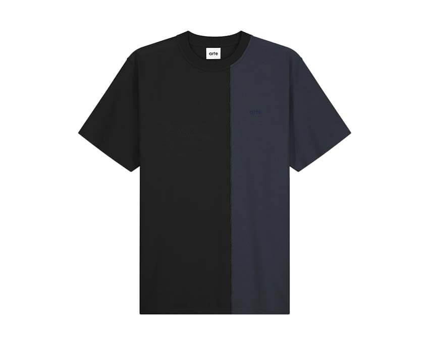 Arte Duo Colour T-shirt — camiseta hombre bicolor algodón estilo colorblock