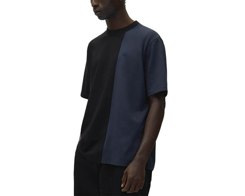 Arte Duo Colour T-shirt vista lateral — camiseta hombre bicolor corte regular