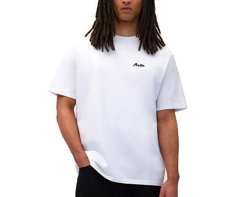 Arte Elements Print T-shirt White — t-shirt homme imprimé éléments graphiques