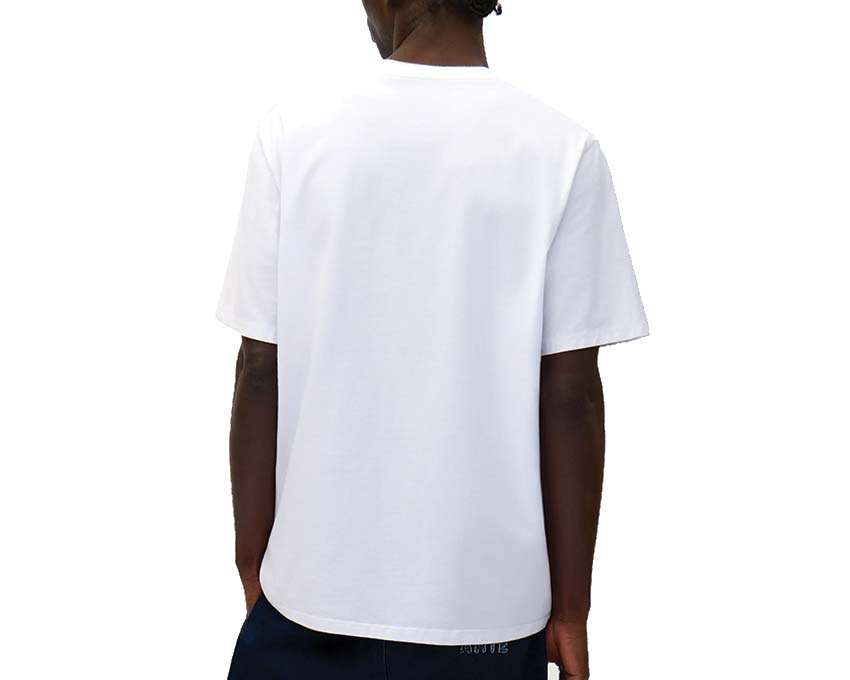 Arte Heart Logo T-shirt White vista laterale — dettaglio cuore petto