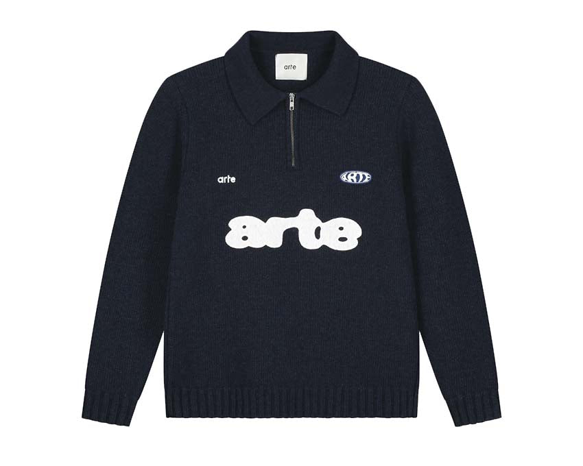Arte Polo Navy — polo homme navy coton piqué