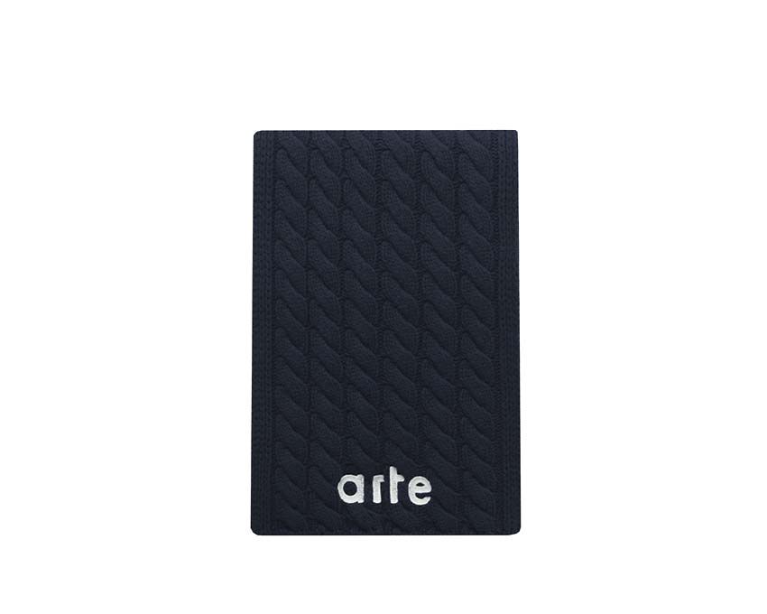 Arte Textured Logo Scarf — écharpe unisexe logo texturé Arte