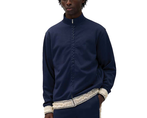 Arte Trim Jacket Navy — veste unisexe finitions contrastées streetwear