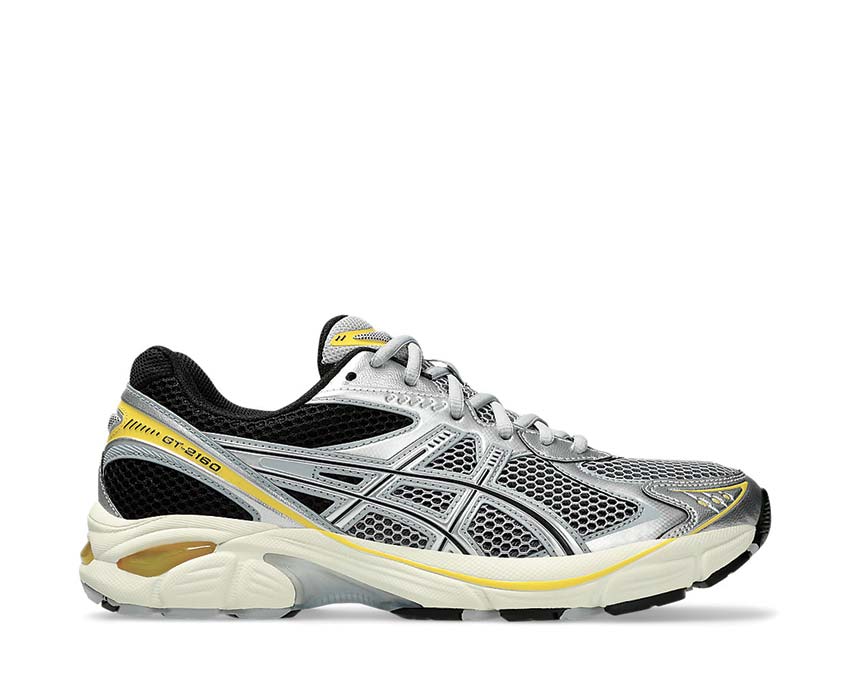 Asics GT-2160 Piedmont Grey/Pure Silver — zapatilla running hombre retro estabilidad y amortiguación
