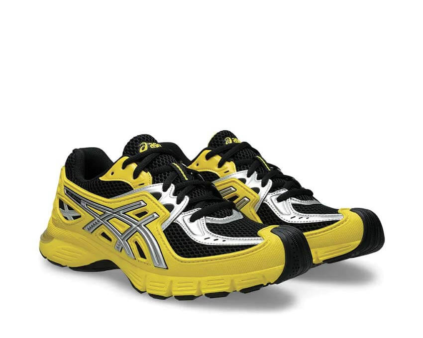 Asics Gel-SD-Lyte Vibrant Yellow vue latérale — tige mesh et suède premium