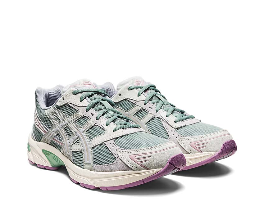 Asics Gel 1130 Slate Grey/Piedmont Grey vue latérale — tige mesh et overlay rétro