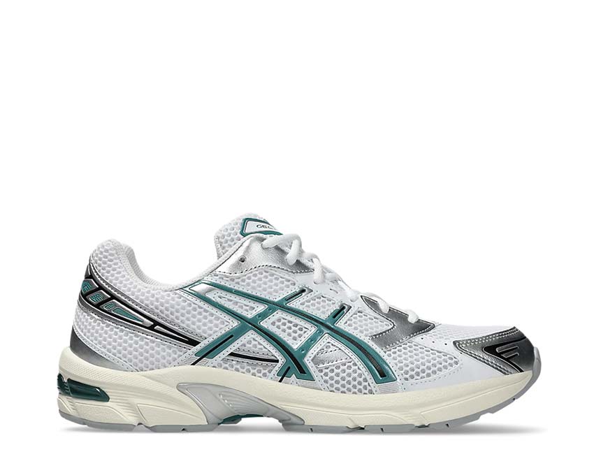 Asics Gel 1130 White/Rainy Lake — running rétro 90s homme confort Gel