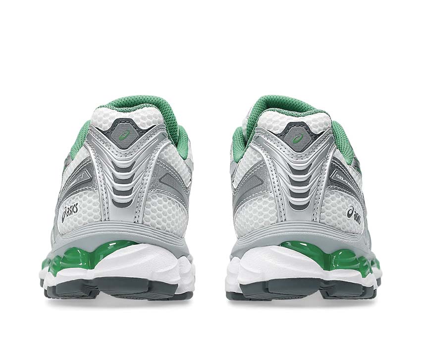 Asics Gel Kayano 12.1 White/Pure Silver semelle — amorti Gel avant/arrière