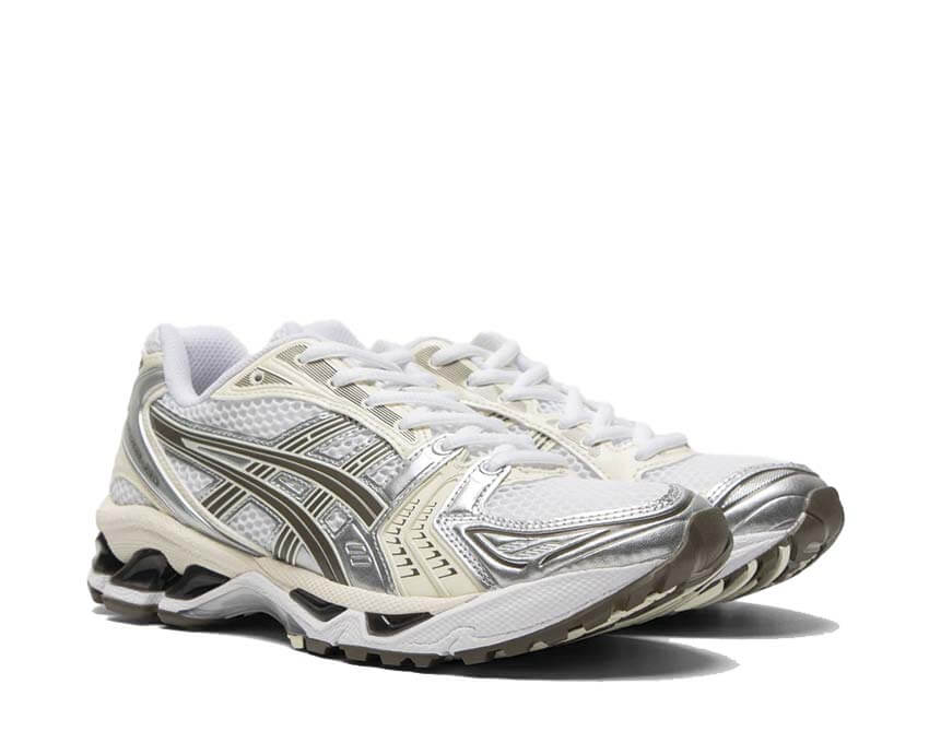 Asics Gel Kayano 14 White Ivory semelle — sneakers amorti Gel avant arrière DUOMAX