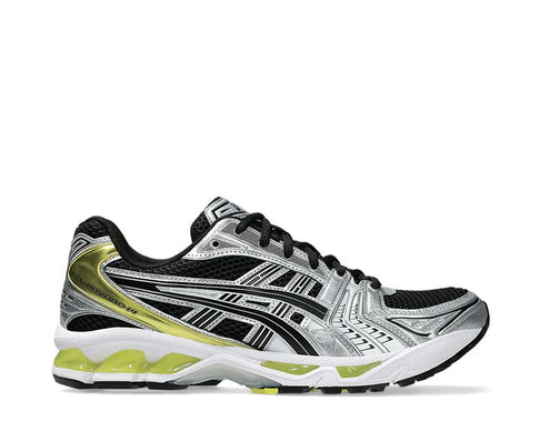 Asics Gel Kayano 14 Black/Lemon Spark — running homme amorti Gel avant/arrière