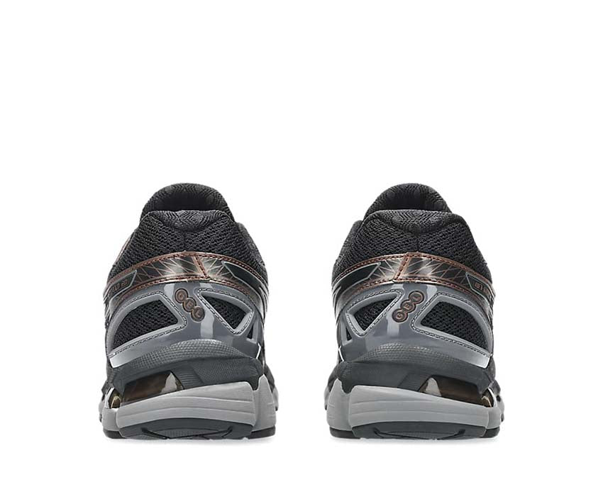 Asics Gel Kayano 20 Reddish Brown suela — amortiguación GEL delantera y trasera