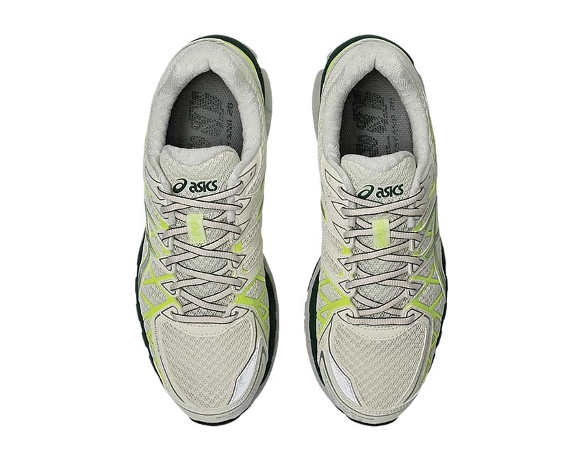 Asics Gel Kayano 20 Yellow détail — cuir synthétique mesh
