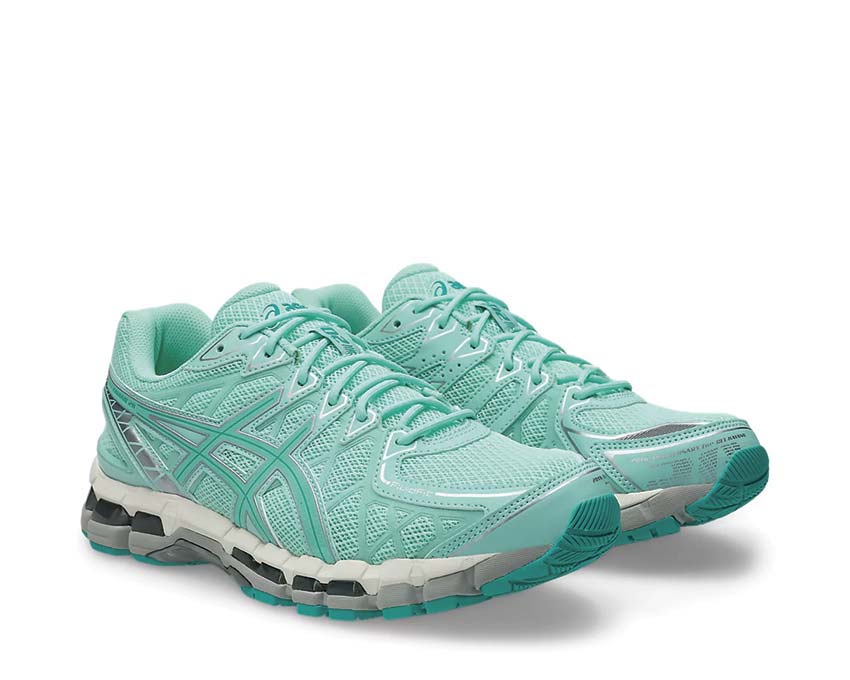 Asics Gel Kayano 20 Lite-Show Fresh Ice vue latérale — tige réfléchissante