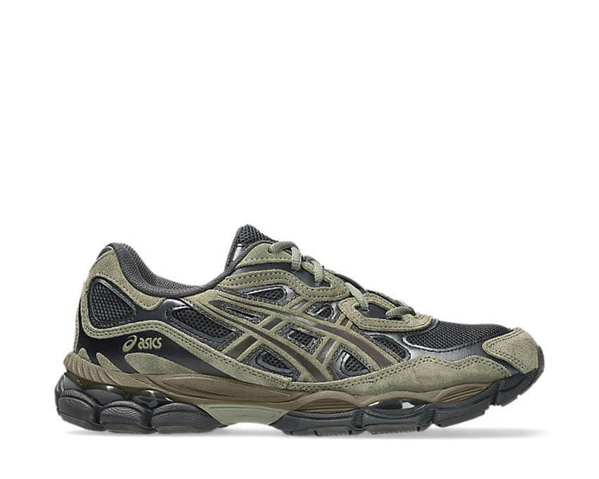 Asics Gel NYC Loden Green — runner retro lifestyle mixte amorti GEL noirfonce.eu