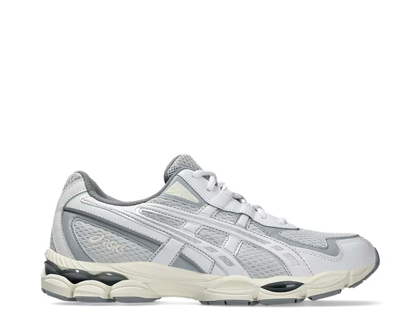 Asics Gel NYC 2055 Glacier Grey/White — men's running shoe lifestyle retro platform