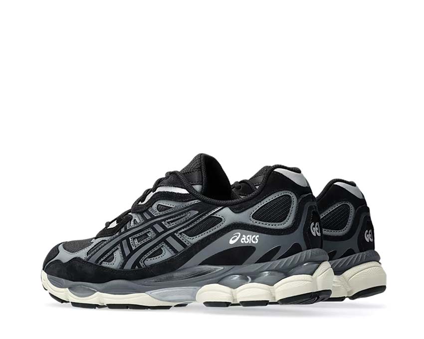 Asics Gel NYC Black/Black semelle — amorti Gel NYC running