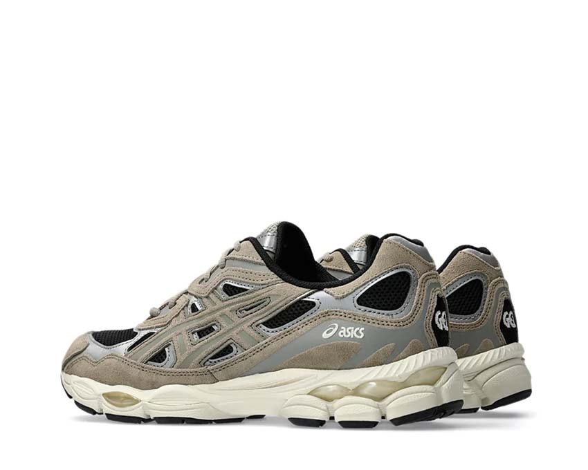 Asics Gel NYC Greige Black/Greige Sohle — Gel NYC Laufdämpfung
