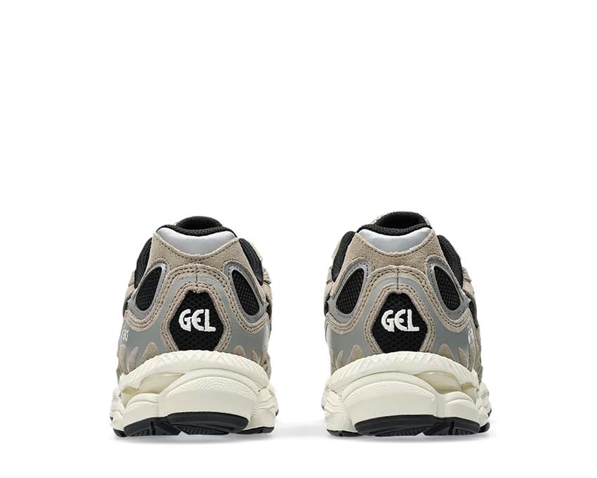 Asics Gel NYC Greige Black/Greige Detail — Mesh und Greige-Leder urbaner Stil