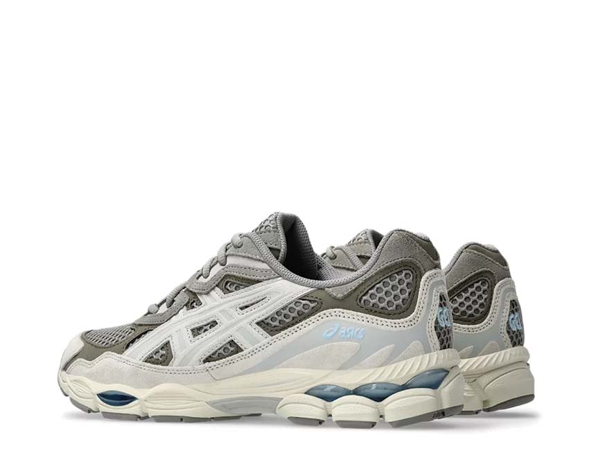 Asics Gel NYC Steeple Grey / Cream semelle — amorti GEL-CUMULUS rétro