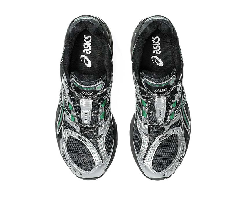 Asics Gel Nimbus 10.1 Green Basil détail — mesh ouvert suède rétro noirfonce.eu France