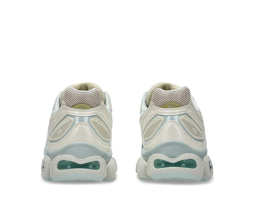 Asics Gel Nimbus 9 W Vanilla/White semelle — amorti GEL avant arrière running femme