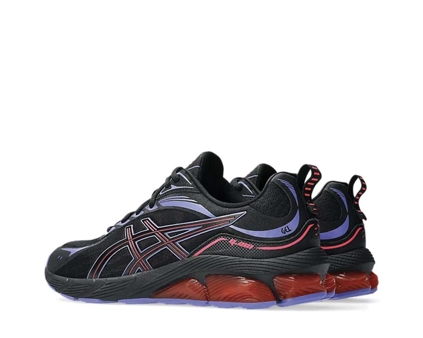 Asics Gel Quantum 180 VIII Black/Diva Pink sole — maximum Gel cushioning