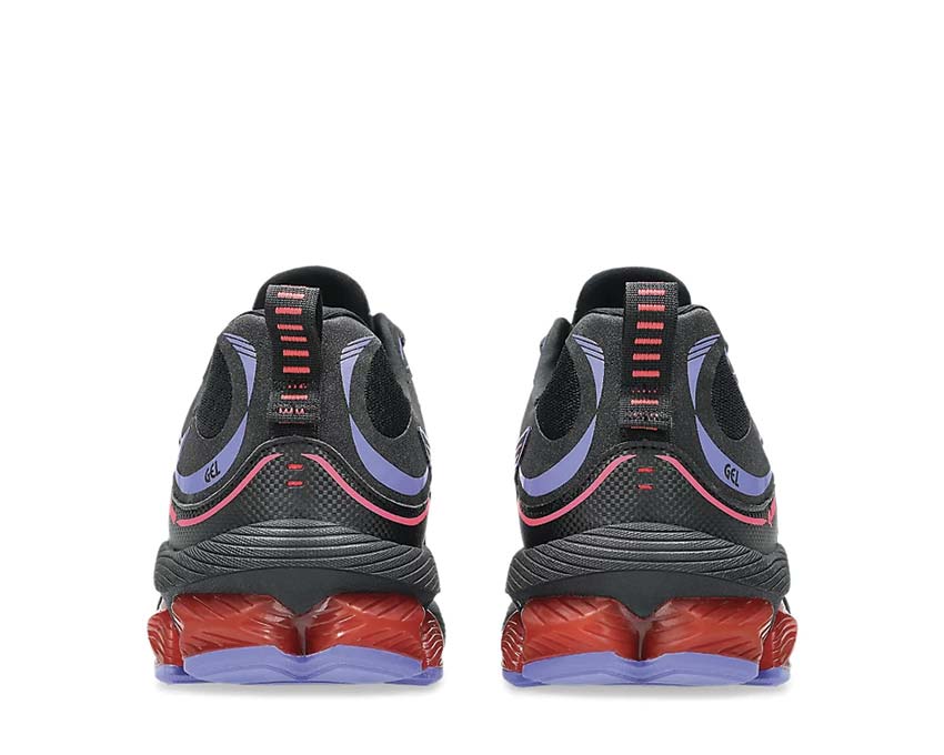 Asics Gel Quantum 180 VIII Black/Diva Pink detail — mesh and structured TPU