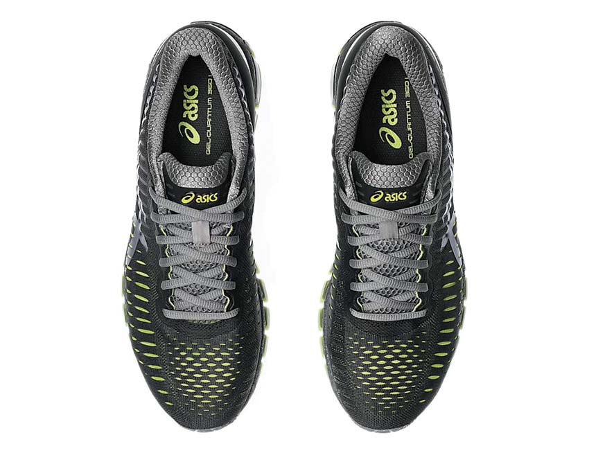 Asics Gel Quantum 360 I Graphite Grey détail cage — coloris graphite running noirfonce.eu