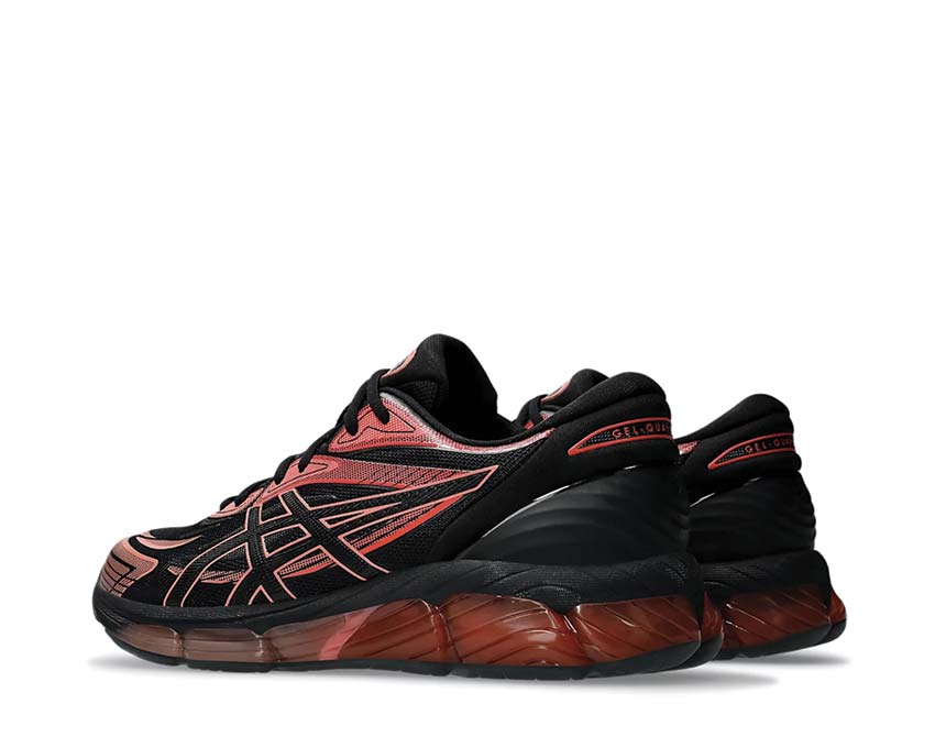 Asics Gel Quantum 360 VIII Black/Cayenne semelle — Gel 360 amorti maximal