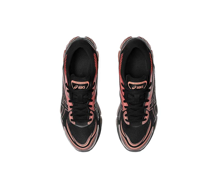 Asics Gel Quantum 360 VIII Black/Cayenne arrière — amorti Gel 360