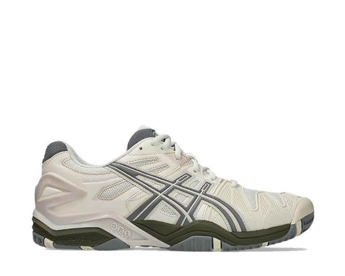 Asics Gel Resolution 5 Cream — sneaker tennis iconique coloris crème sur noirfonce.eu