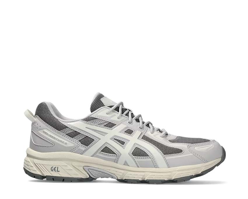 Asics Gel Venture 6 Clay Grey/Cream — men's trail running shoe Gel cushioning comfort