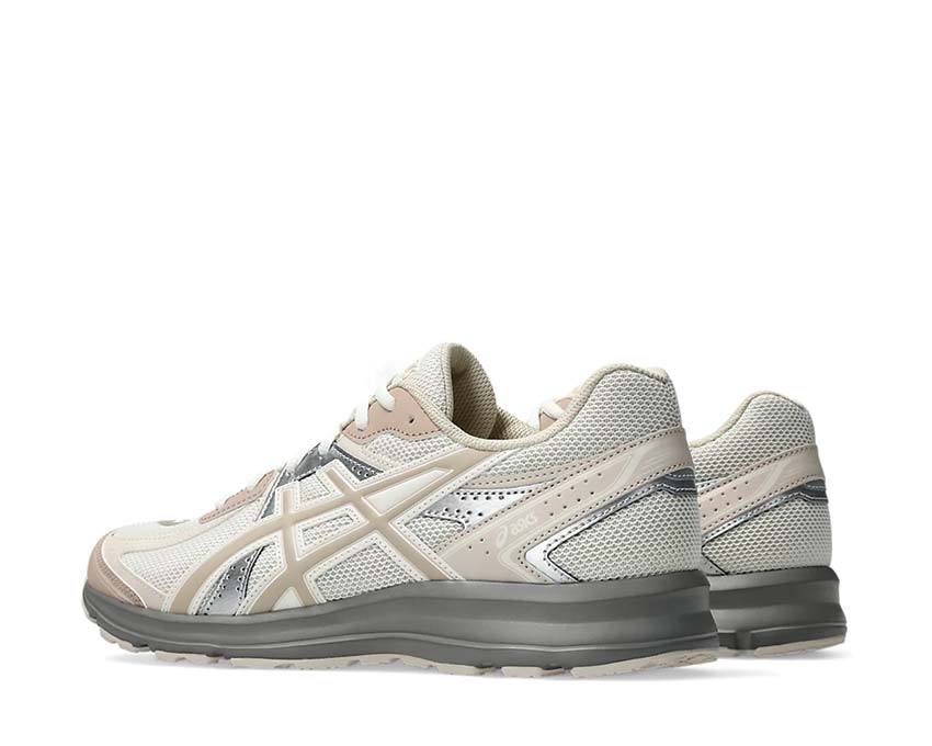 Asics Jog 100S Cream/Feather Grey semelle — semelle amorti rétro running